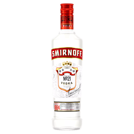 Smirnoff Glass Bottle 750Ml No21 Front