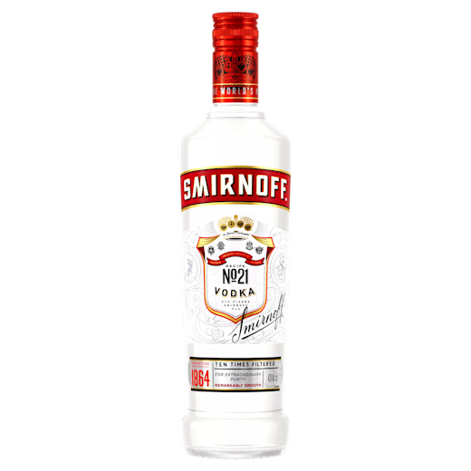 Smirnoff Glass Bottle 750Ml No21 Front