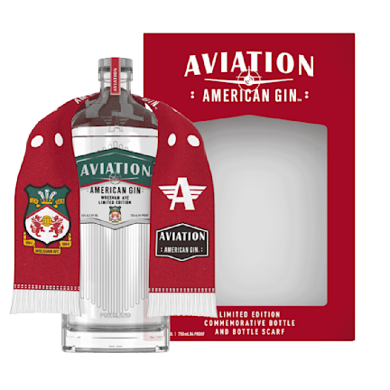 AVIATION-AMERICAN-GIN-WREXHAM-AFC-LIMITED-EDITION