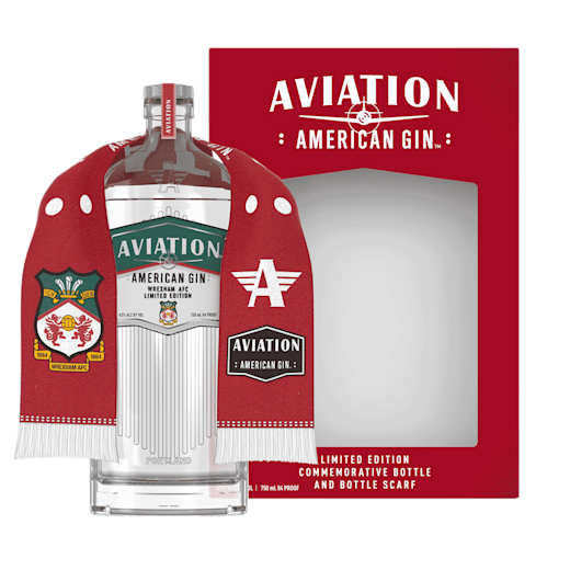 AVIATION-AMERICAN-GIN-WREXHAM-AFC-LIMITED-EDITION
