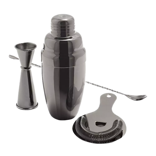 Gunmetal Mixologist Set