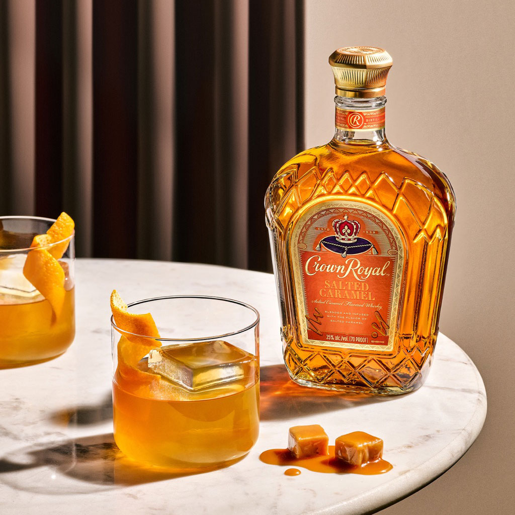 Crown Royal Salted Caramel Canadian Whiskey The Bar Crown Royal Salted Caramel Old Fashioned Serve 