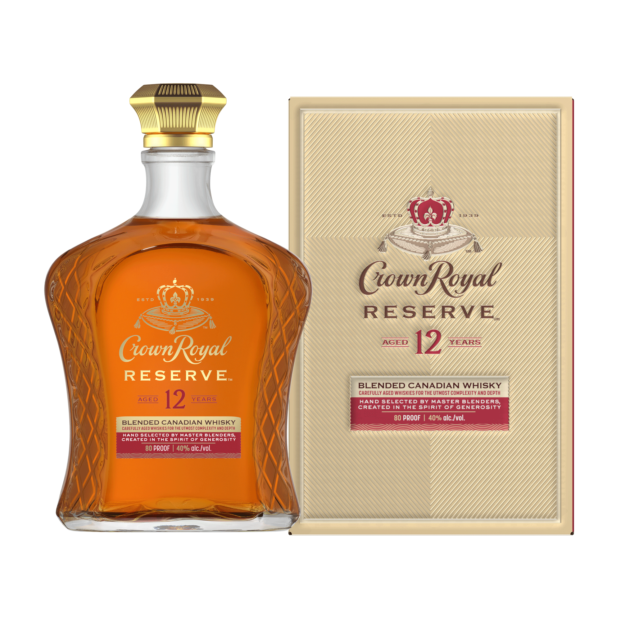 Reserve Blended Canadian Whisky, Aged 12 Years