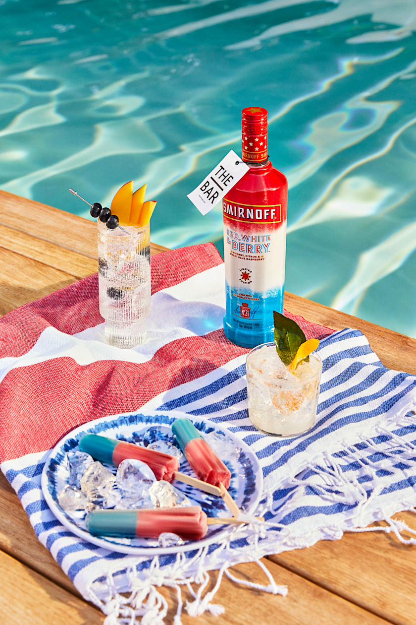 Pool Party 4th of July Popsicles Smirnoff