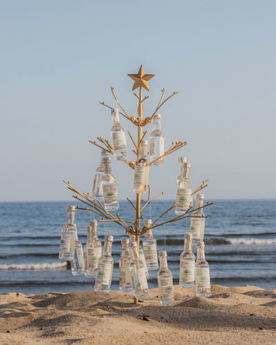 Casamigos Blanco Beach Christmas Tree