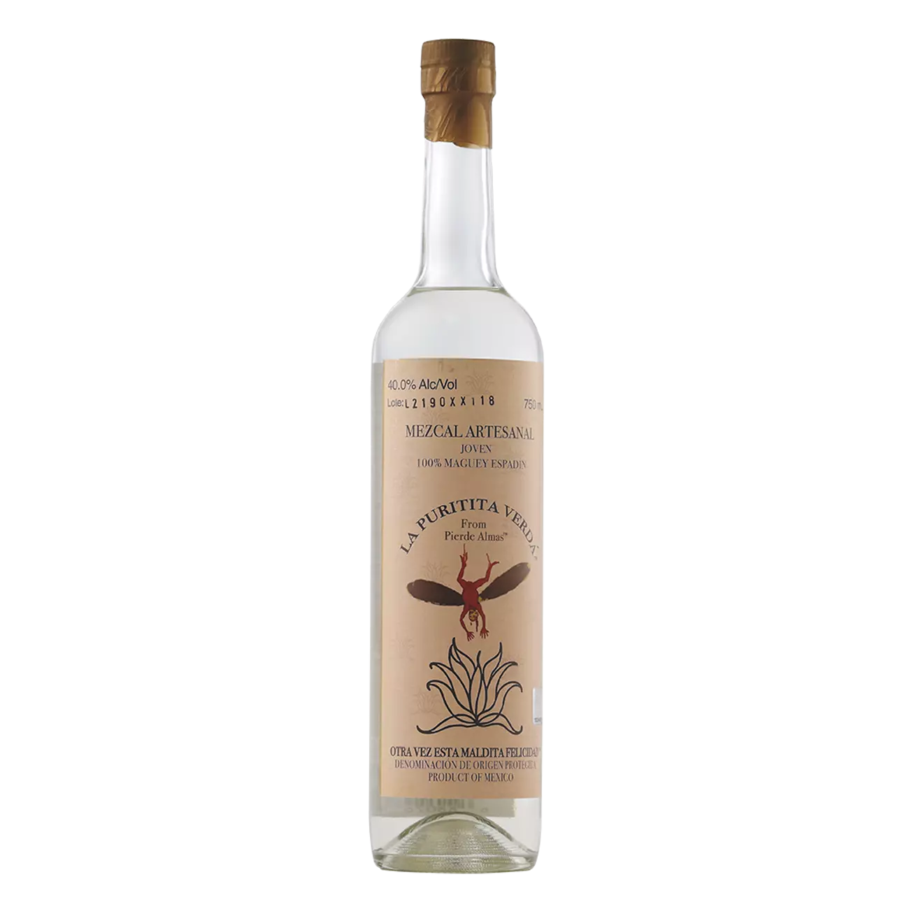 La Puritita Verdá Mezcal Joven
