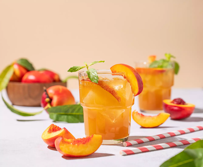 Bourbon Peach Smash Cocktail Recipe