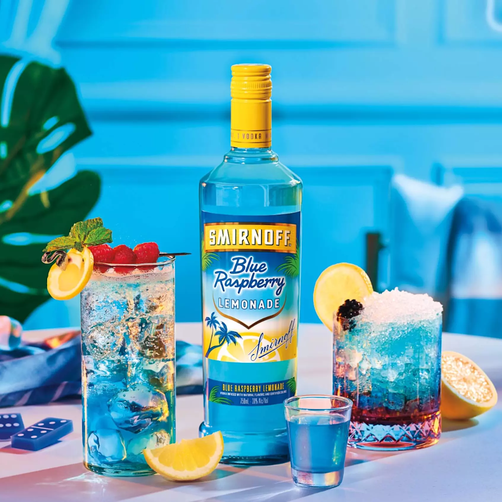 Blue Raspberry Small Alcohol Smirnoff Blue Raspberry Vodka | The Bar