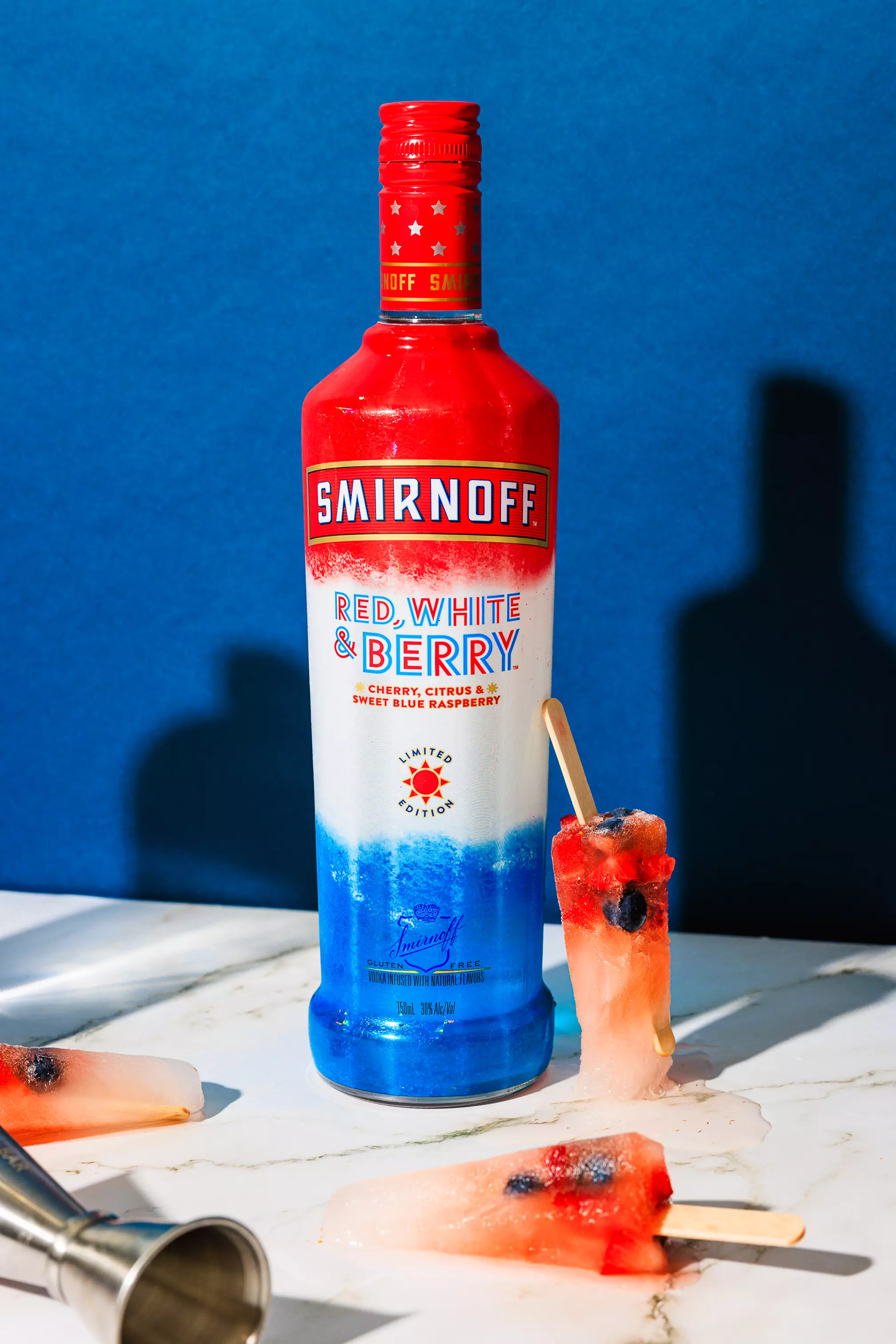 Red White Berry Vodka Popsicle
