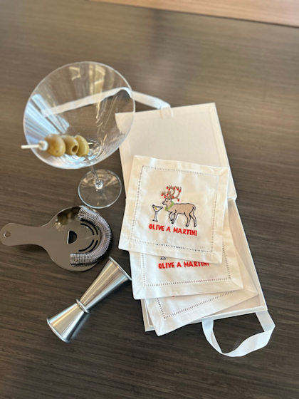 Olive a Martini Holiday Napkins