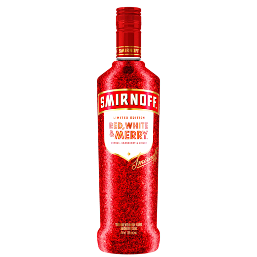 SMIRNOFF RED WHITE & MERRY FRONT 750ML