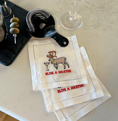 Olive a Cocktail Napkins holiday