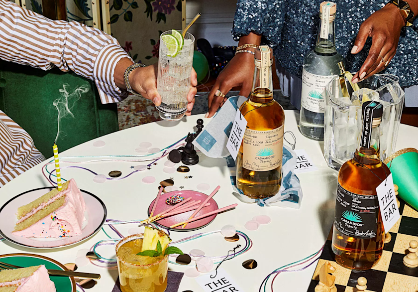 Receiving Birthday Casamigos Landscape