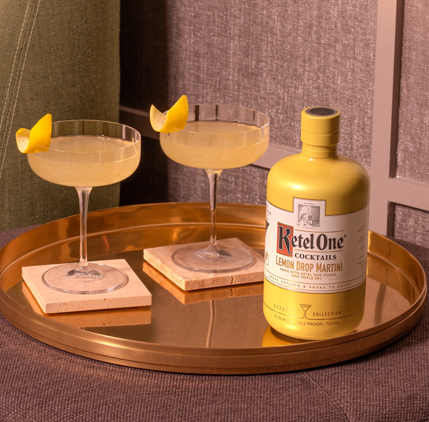 Ketel One Lemon Drop with Serves