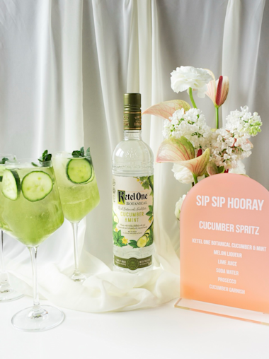 Ketel One Botanicals Wedding Signature Cocktail
