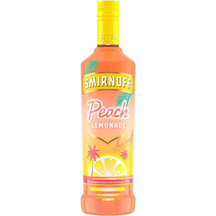 SMIRNOFF PEACH LEMONADE VODKA FRONT