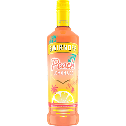 SMIRNOFF PEACH LEMONADE VODKA FRONT