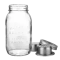 Bulleit Mason Jar Glass Shaker (1)