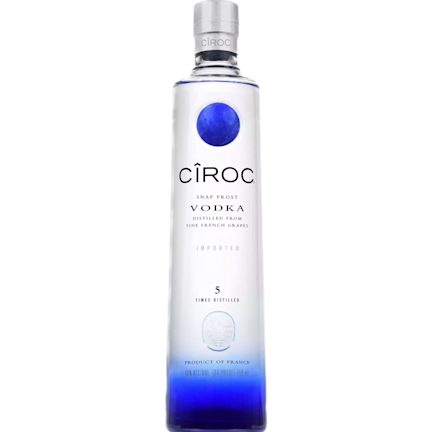 CIROC VODKA FRONT 750ML