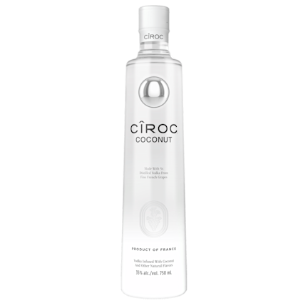 CIROC-COCONUT-VODKA REDESIGNED FRONT 750ML