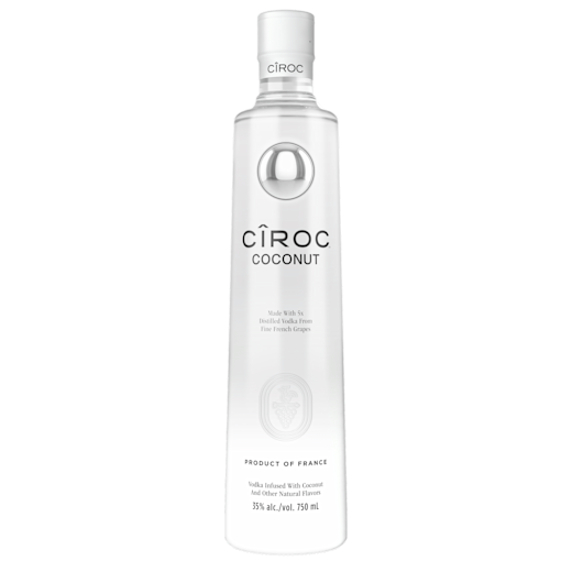 CIROC-COCONUT-VODKA REDESIGNED FRONT 750ML