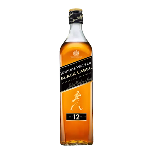 JOHNNIE WALKER BLACK LABEL BOTTLE FRONT