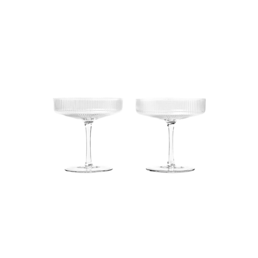 Ripple Champagne Saucers (1)