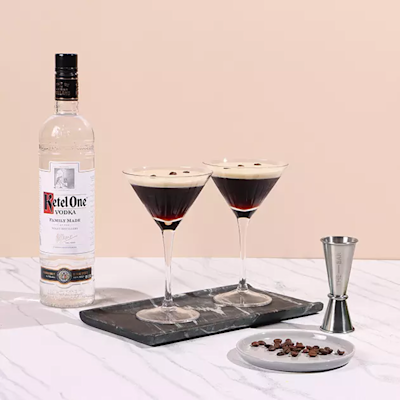 Ketel One Mr Black Espresso Martini Serves And Bottle