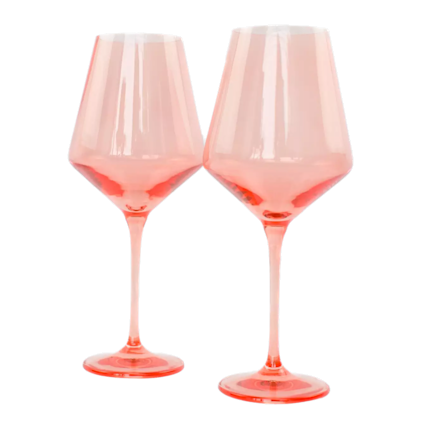 Estellewineglasses Coral Peach (1)