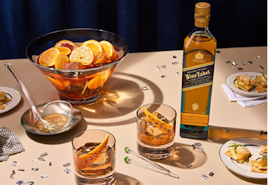Orange Godfather Johnnie Walker Blue