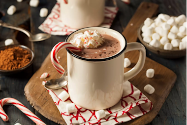 Peppermint Spiked Hot Chocolate Recipe Main