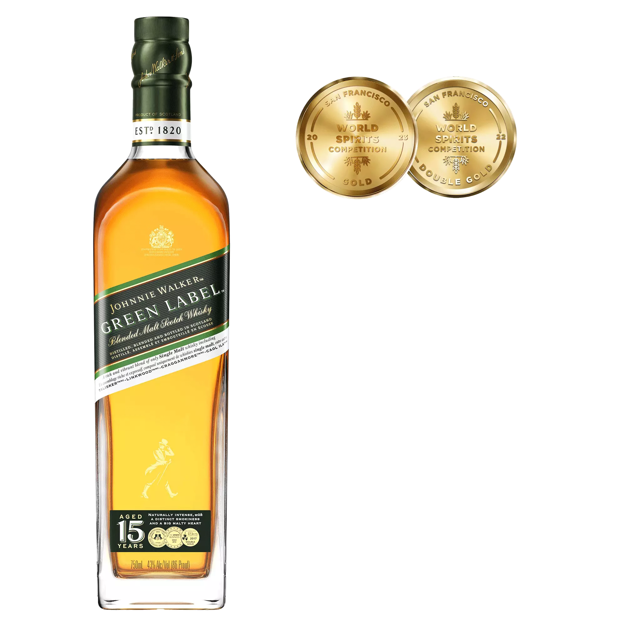 ジョニーウォーカー 15年 ゴールドラベル 古酒 オールドボトル