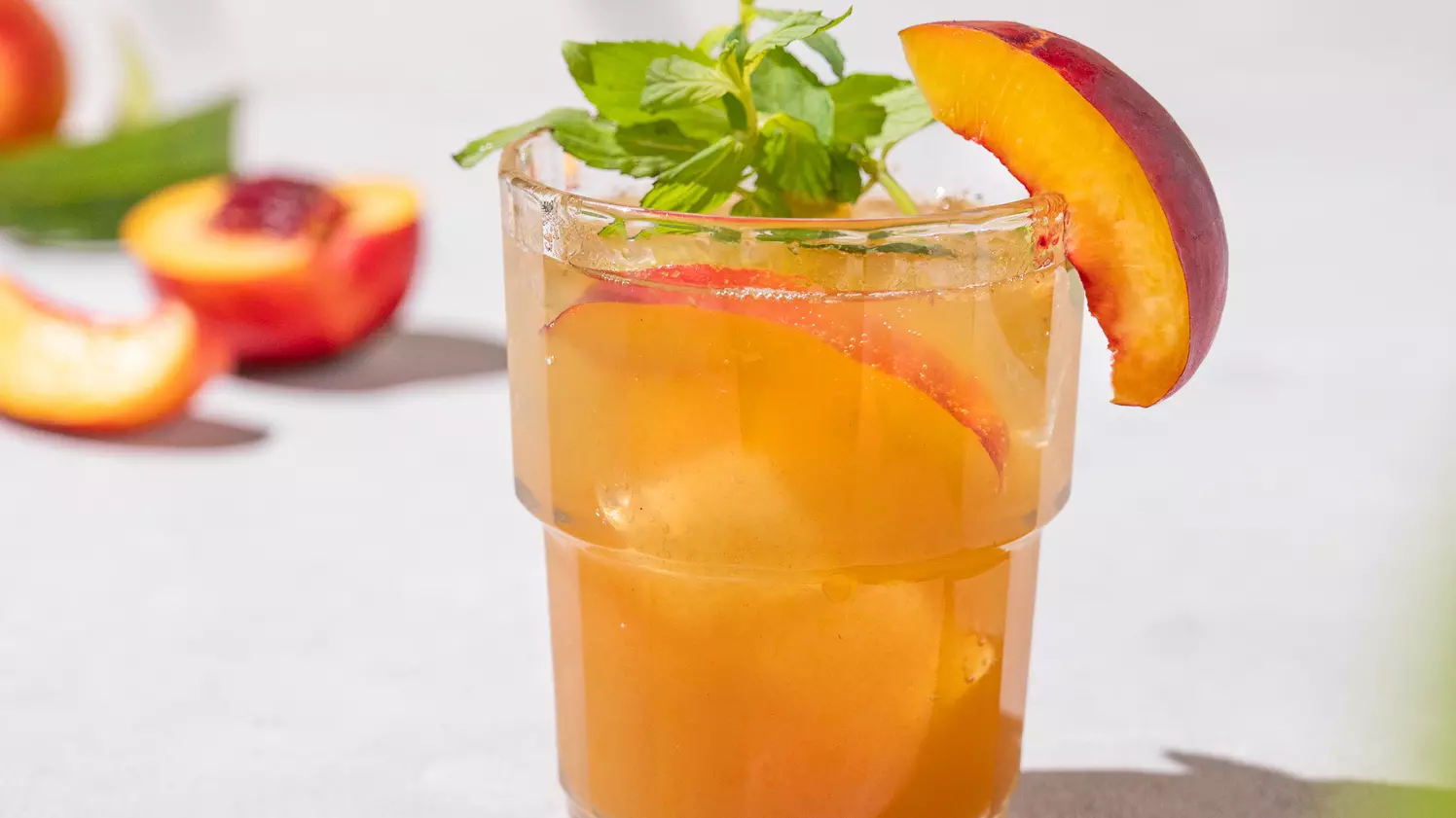 Bourbon Peach Smash