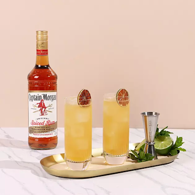 Captain Morgan Spiced Mojito Serves And Bottle