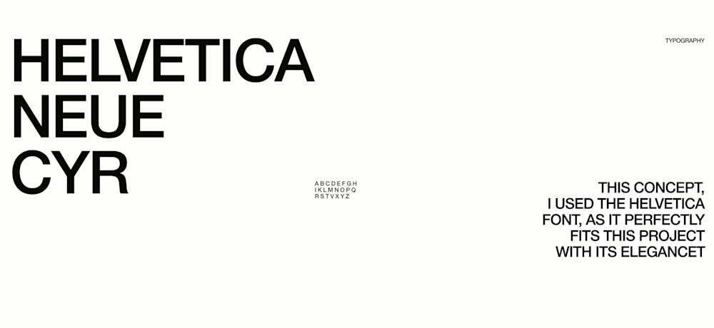 Minimalist typography