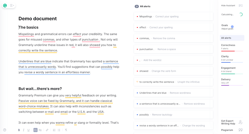 Grammarly onboarding