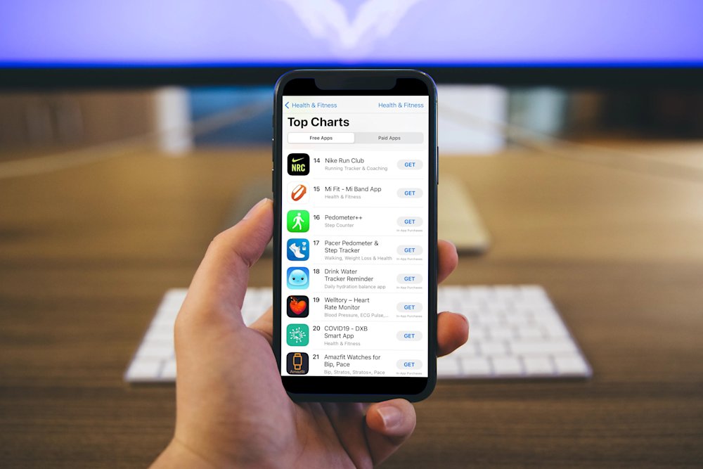 Health & Fitness App Store Chart