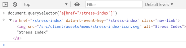 Search for an Element Using a Tag Attribute