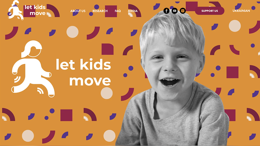 Let Kids Move website