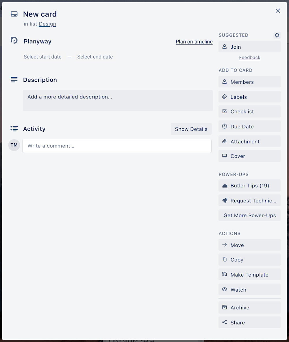 Trello card. The Magical Number Seven, Plus or Minus Two
