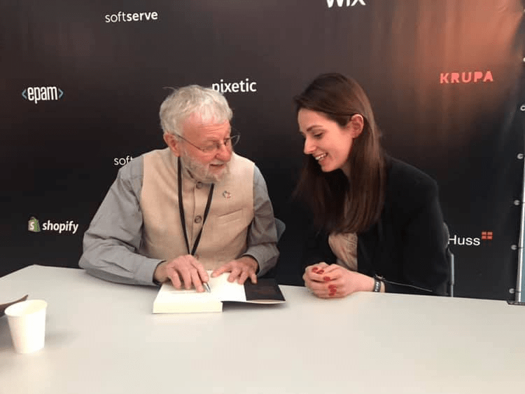 This is a picture of me and Don Norman. Let it be here :)