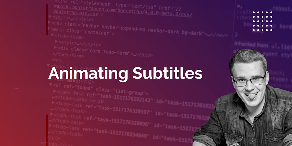 animating subtitles