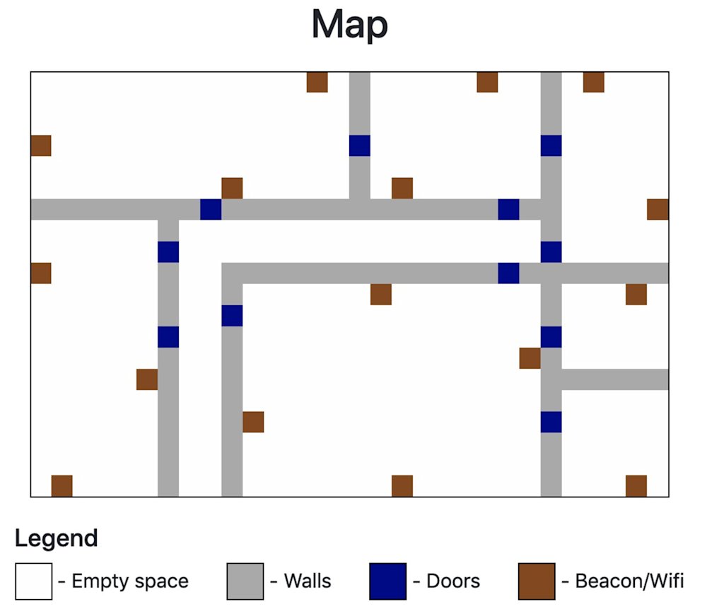 Fig 1. The map of investigated buildings