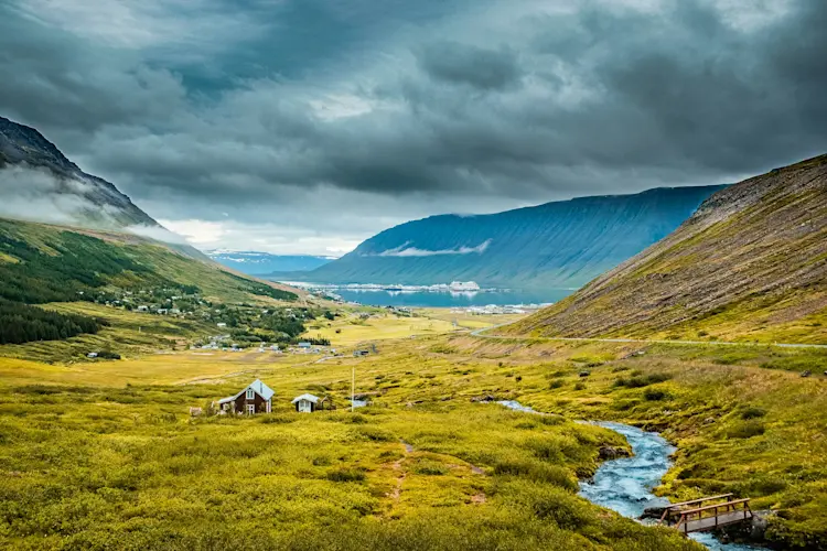 Ísafjörður in Iceland's Westfjords