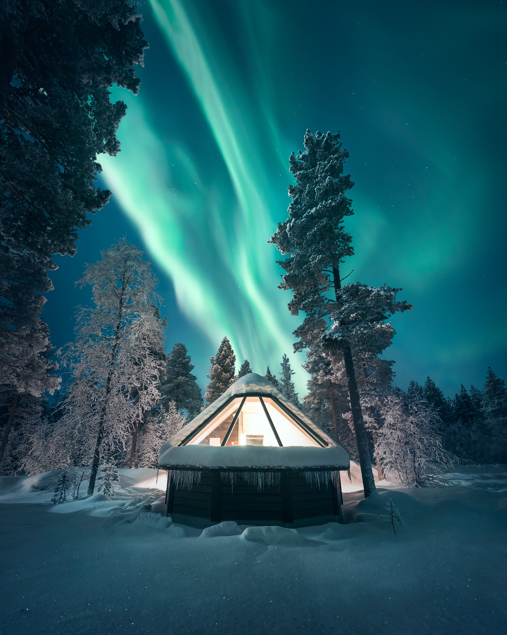 Northern Lights in Finland where to visit 50 Degrees North