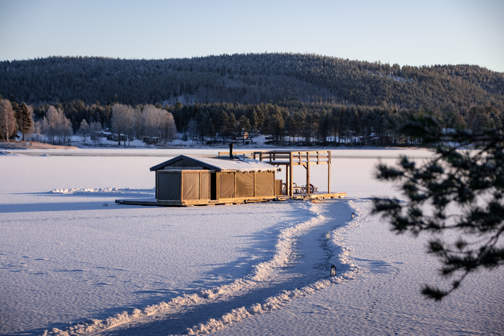 Sweden Sauna in the Ice - Credit Aurora Safaris