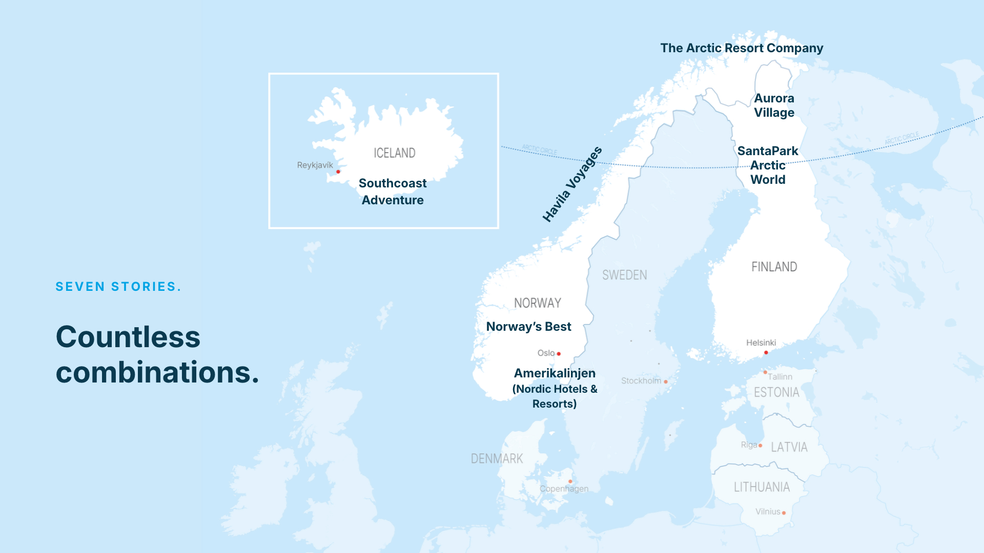 Map Nordic Roadshow - (9) countless combinations