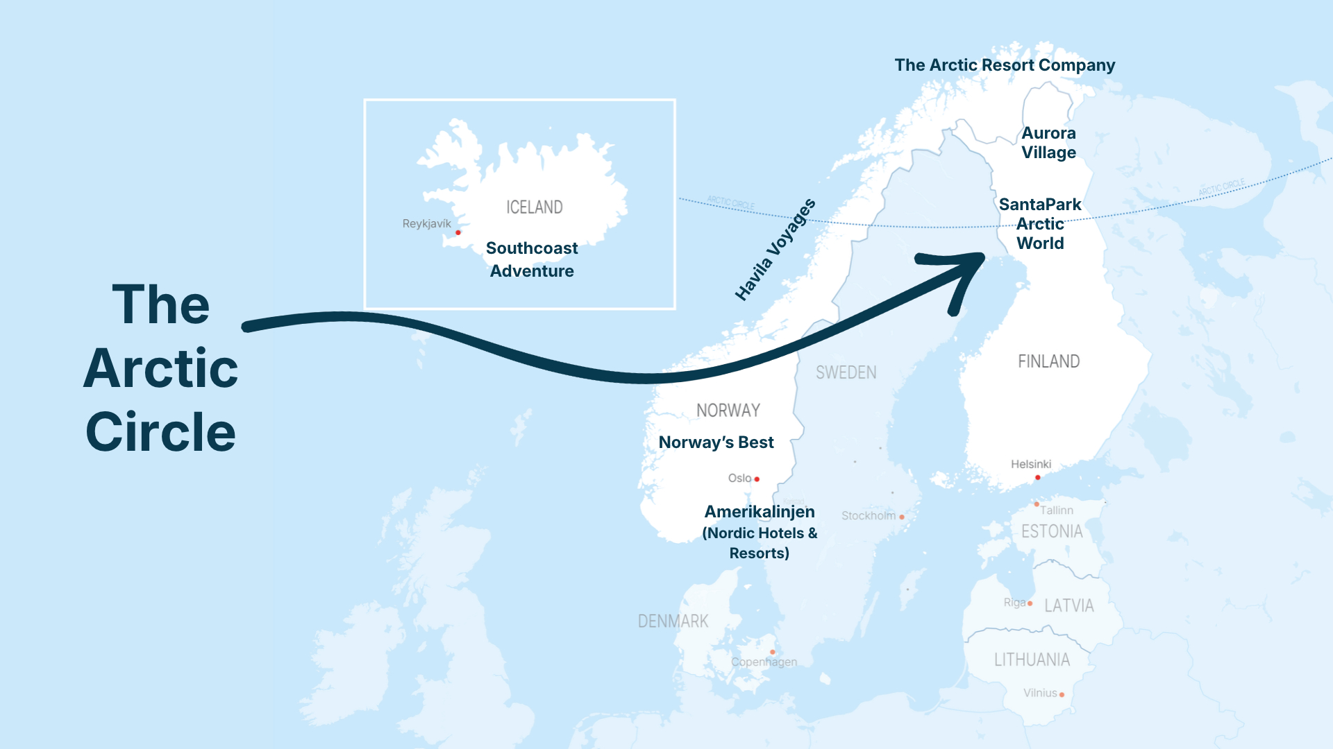 Map Nordic Roadshow - (7) SantaPark Arctic World