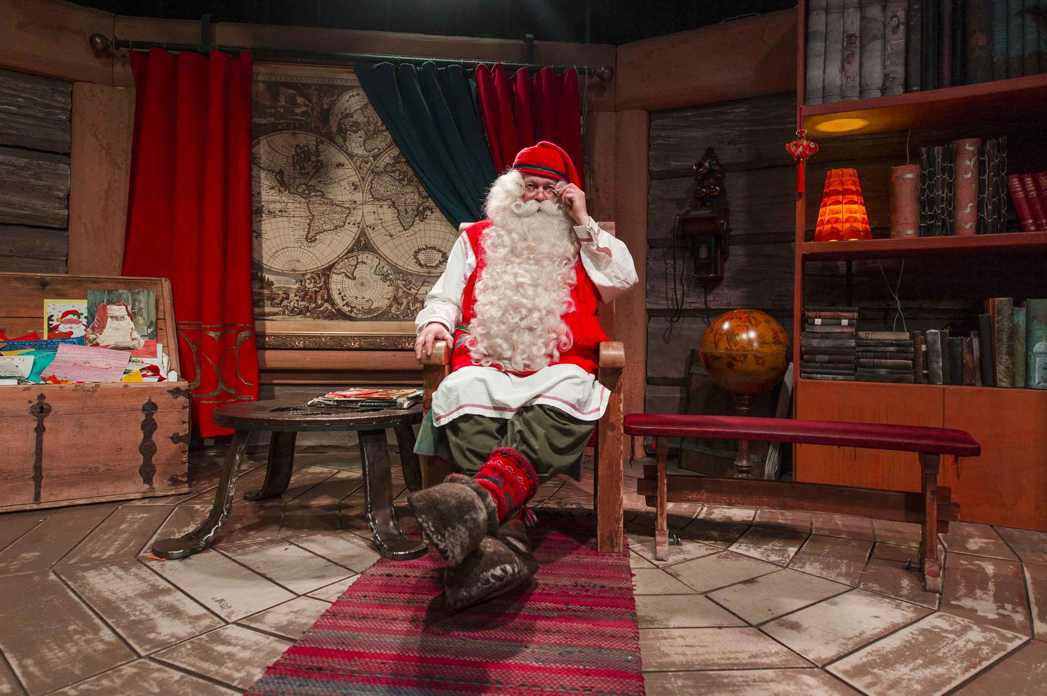 Santa Claus at Santa Claus Office in Rovaniemi Lapland Finland-Copyright ©Visit Rovaniemi