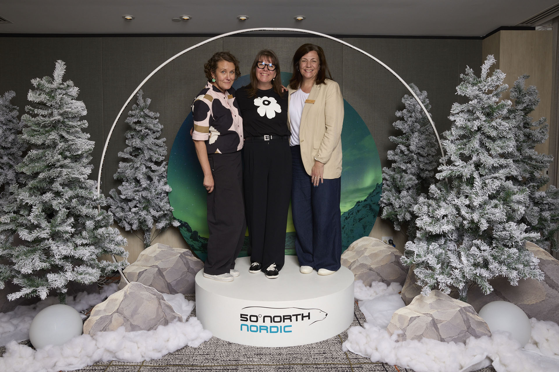Salla Ekman, Mari Rasanen and Cat Griffin from 50 Degrees North